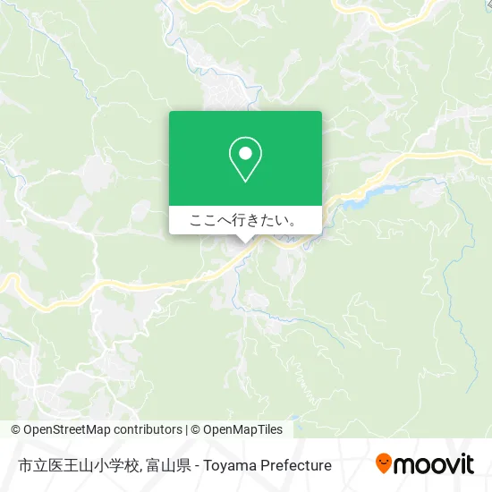 市立医王山小学校地図