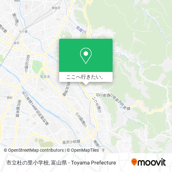 市立杜の里小学校地図