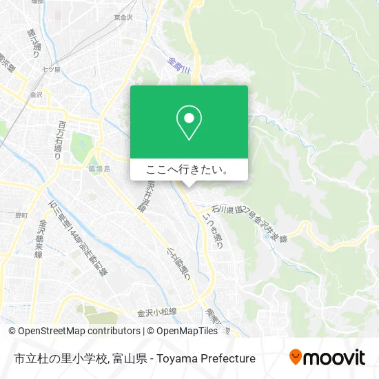 市立杜の里小学校地図