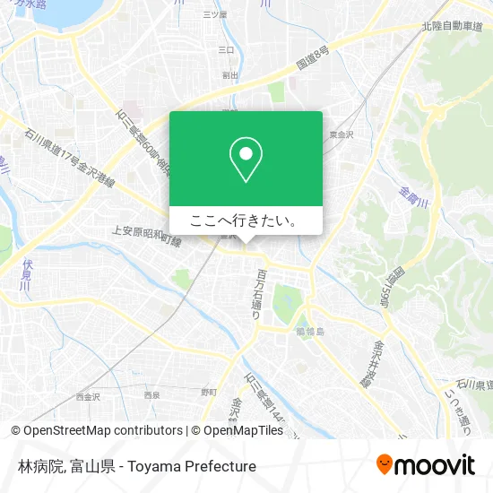 林病院地図