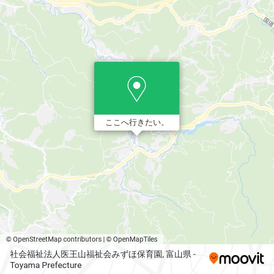 社会福祉法人医王山福祉会みずほ保育園地図