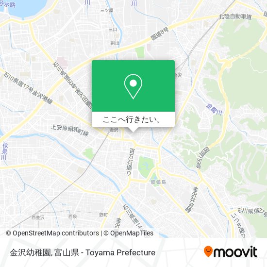 金沢幼稚園地図