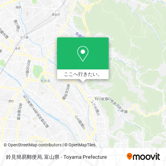 鈴見簡易郵便局地図
