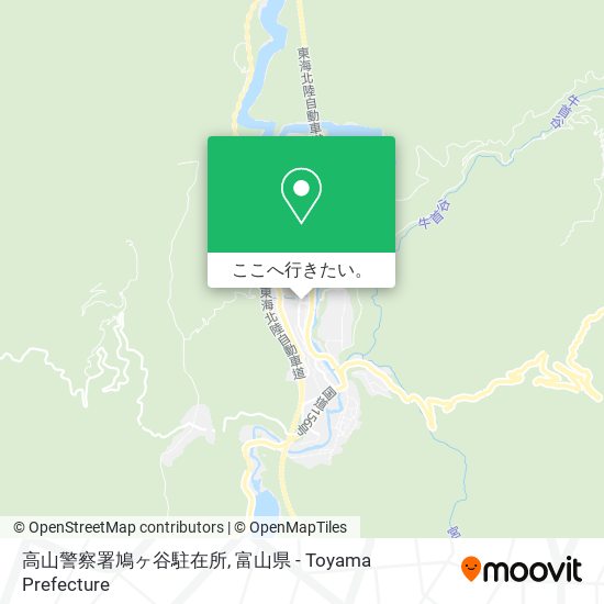 高山警察署鳩ヶ谷駐在所地図
