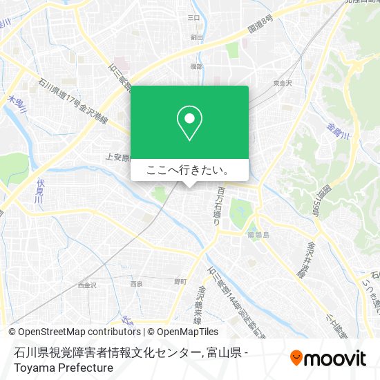 石川県視覚障害者情報文化センター地図