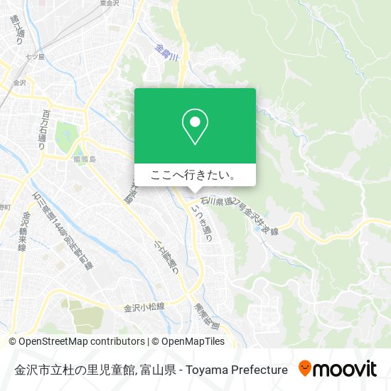 金沢市立杜の里児童館地図