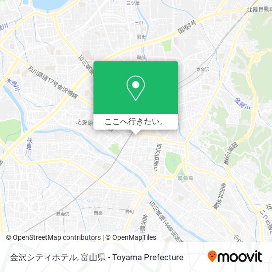 金沢シティホテル地図