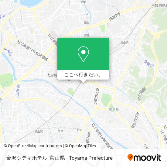 金沢シティホテル地図