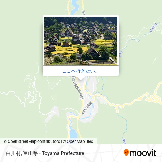 白川村地図