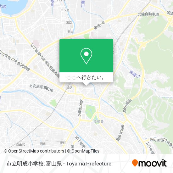 市立明成小学校地図