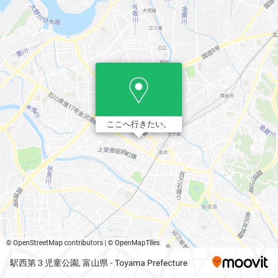 駅西第３児童公園地図