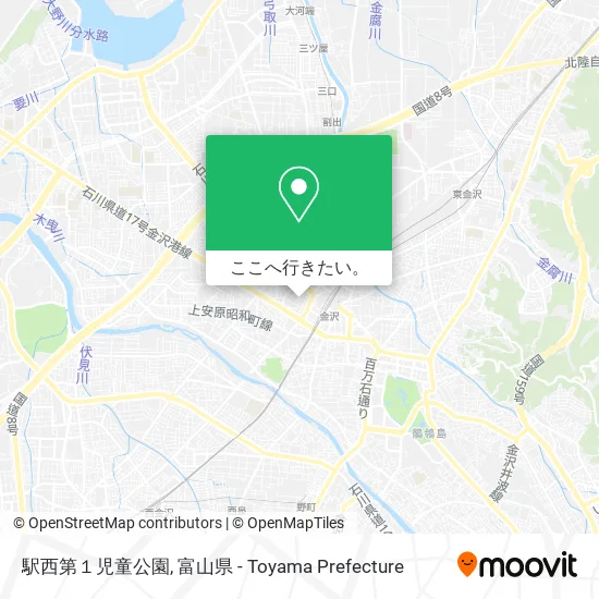 駅西第１児童公園地図