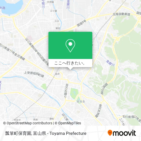 瓢箪町保育園地図