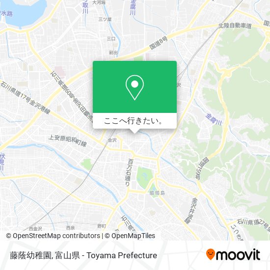 藤蔭幼稚園地図