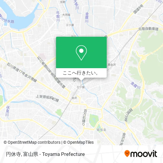 円休寺地図