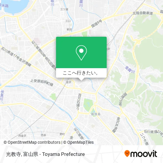 光教寺地図