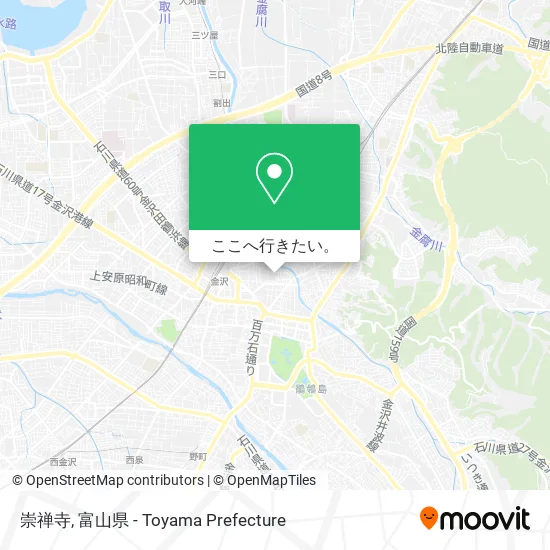崇禅寺地図