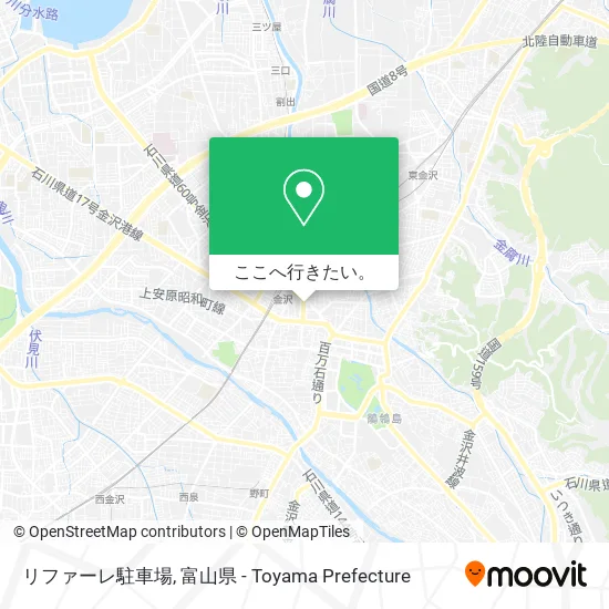 リファーレ駐車場地図
