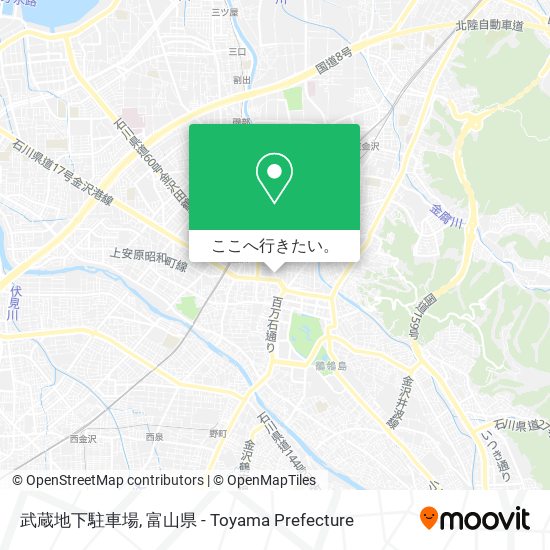 武蔵地下駐車場地図