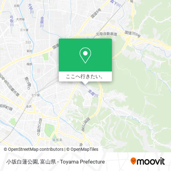 小坂白蓮公園地図