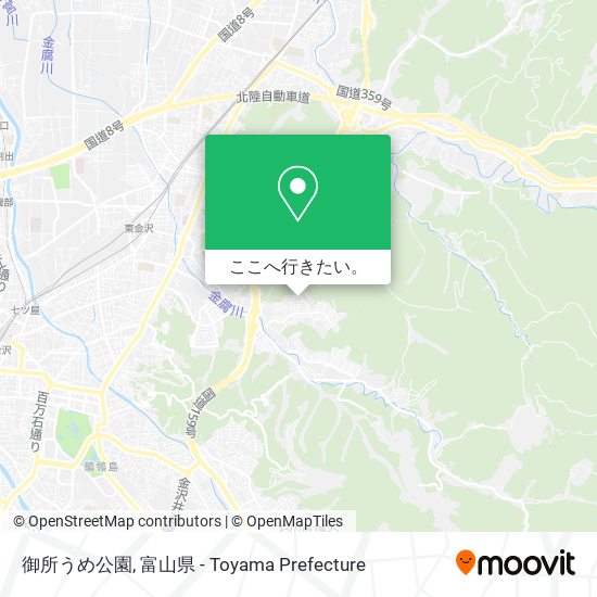 御所うめ公園地図