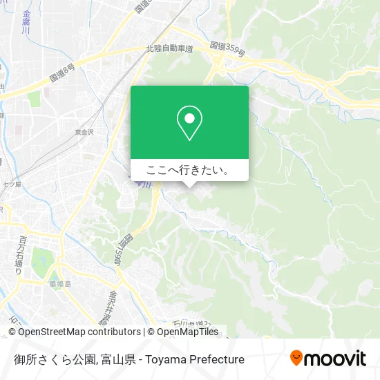 御所さくら公園地図