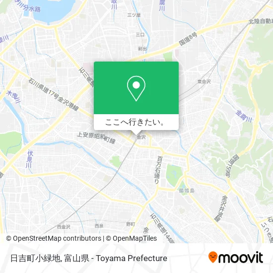 日吉町小緑地地図