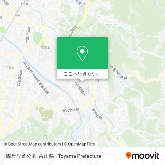 森丘児童公園地図