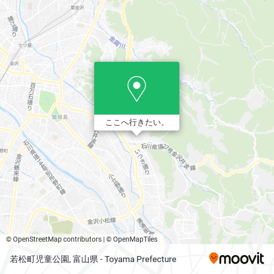 若松町児童公園地図