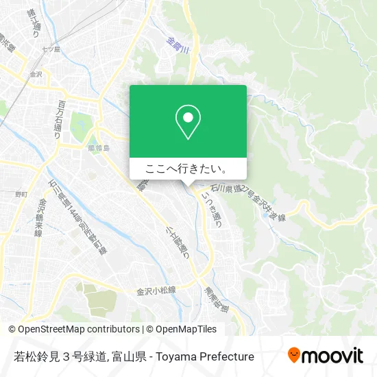 若松鈴見３号緑道地図