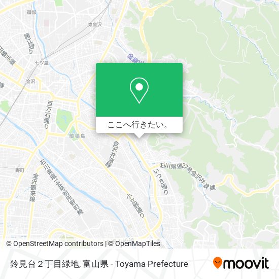 鈴見台２丁目緑地地図