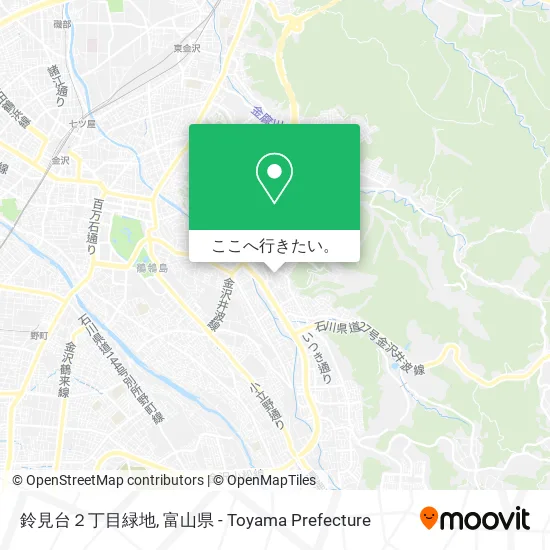 鈴見台２丁目緑地地図