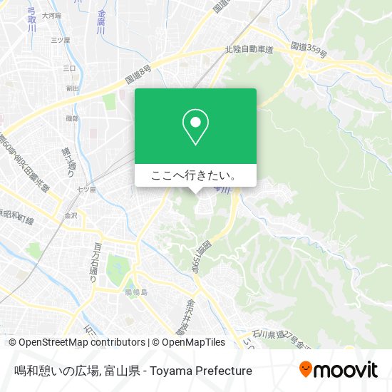 鳴和憩いの広場地図