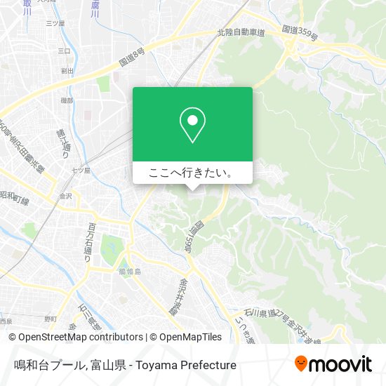 鳴和台プール地図