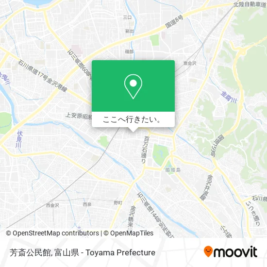 芳斎公民館地図