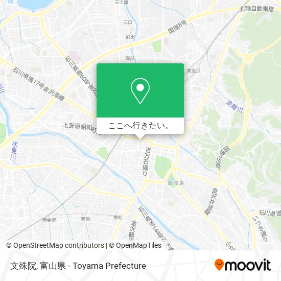 文殊院地図