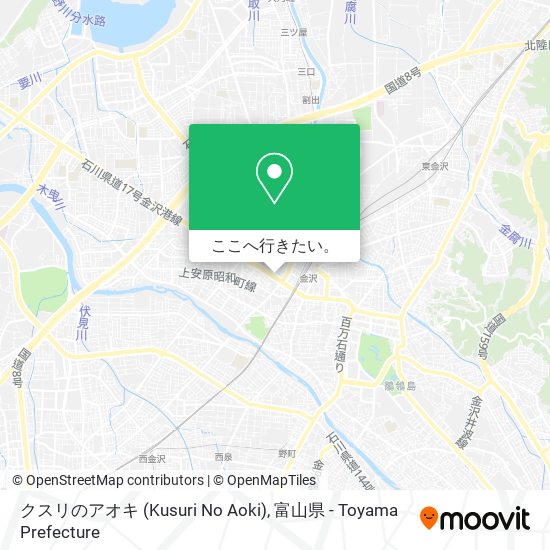 クスリのアオキ (Kusuri No Aoki)地図