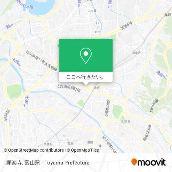 願楽寺地図