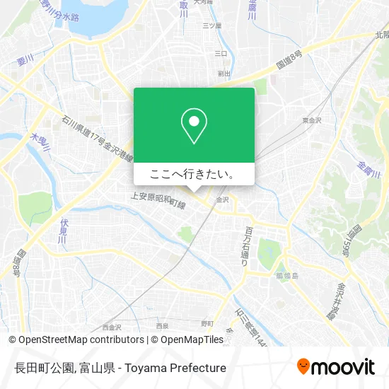 長田町公園地図