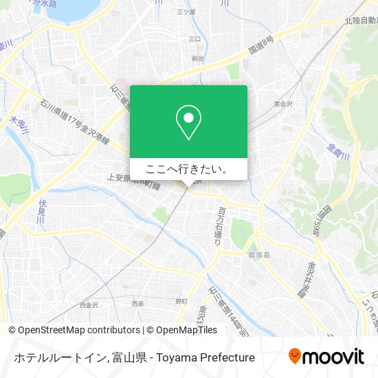 ホテルルートイン地図