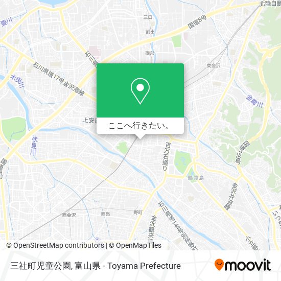 三社町児童公園地図