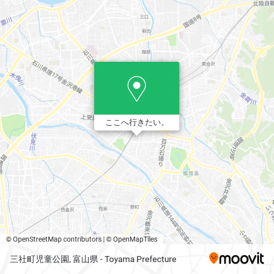 三社町児童公園地図
