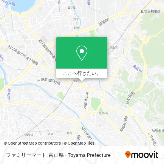 ファミリーマート地図