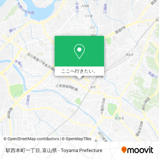 駅西本町一丁目地図