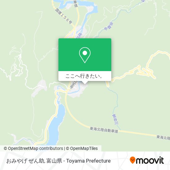 おみやげ ぜん助地図