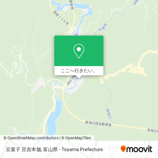 豆菓子 豆吉本舗地図