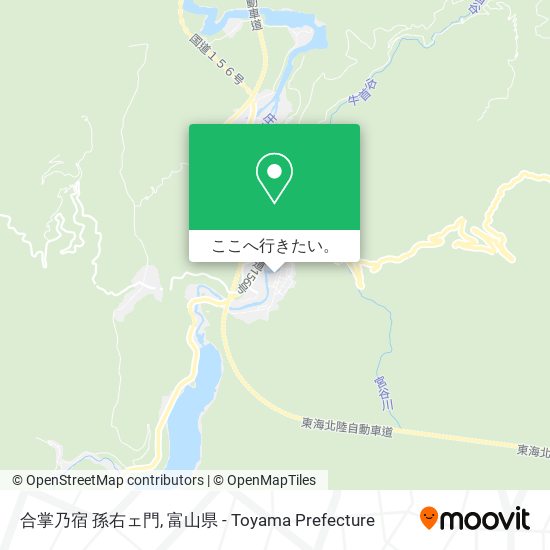 合掌乃宿 孫右ェ門地図