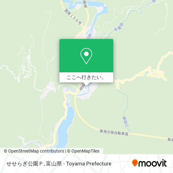 せせらぎ公園Ｐ地図