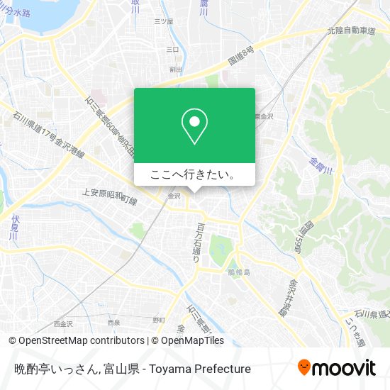 晩酌亭いっさん地図
