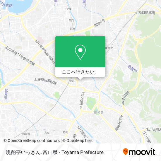 晩酌亭いっさん地図